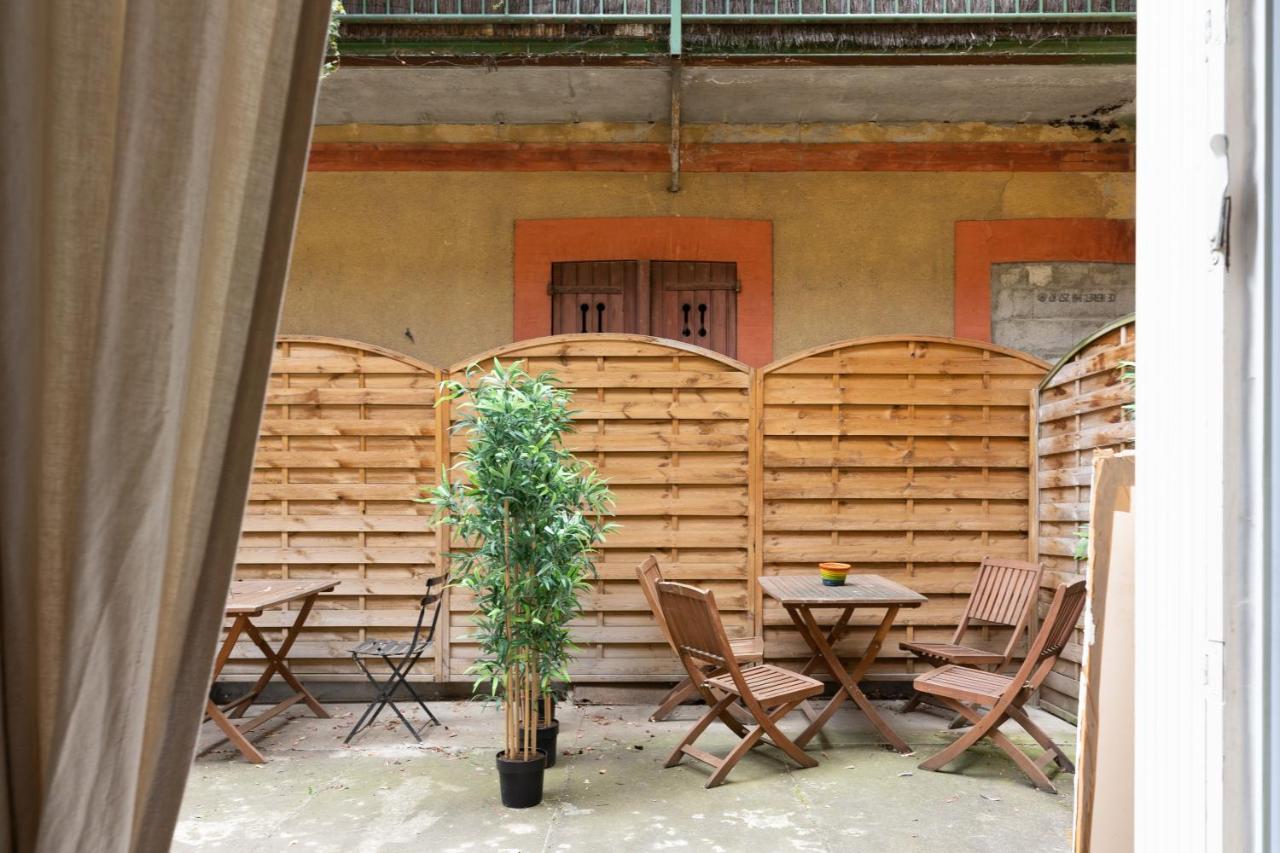 トゥールーズLe Chine - Patio Convivial - Parking - Centreアパートメント エクステリア 写真